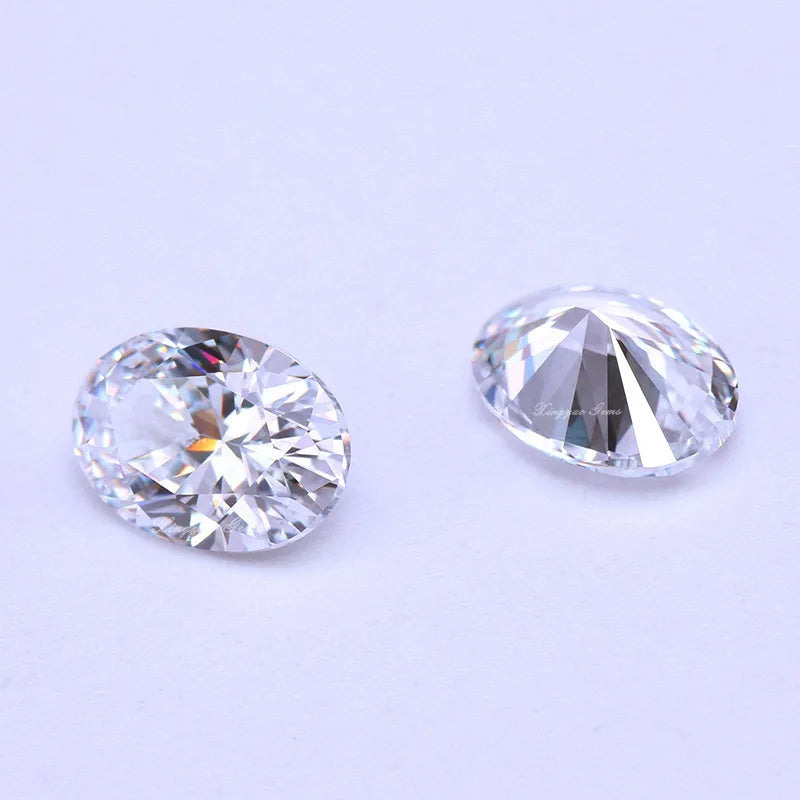 Oval Shape Cubiz Zircon DIY Jewelry Findings