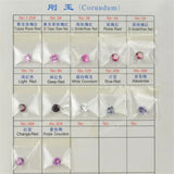 5# Deep Red Cushion Cut Synthetic Corundum Stone Loose Gems