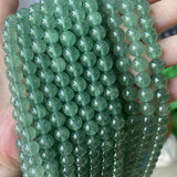 Red Green Natural Brazil Strawberry Quartz Ice Crystal Stone Beads 4-10mm