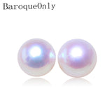 Freshwater Akoya Natural Pearl Round Beads for DIY Earrings 7-8mm
