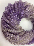 Natural Amethyst Crystal 4x4mm DIY Jewelry Gradient