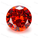 11.0mm 5.0ct Red Round Cut Zircon Gemstone for Jewelry - Loose