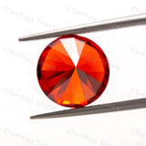 11.0mm 5.0ct Red Round Cut Zircon Gemstone for Jewelry - Loose