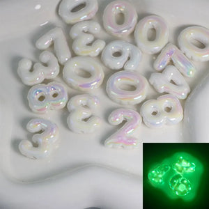 Arabic Numerals Beads for DIY Jewelry Making Decoration