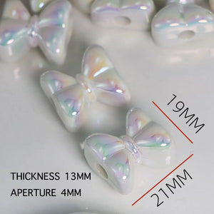 AB Bow Beads For Jewelry Making DIY Decoration Phone Chain Keychain