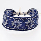 Ethnic Folk Cotton And Linen Bracelet Retro Cord Embroidery Hippie Friendship