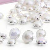 ABS Clawless Pearls Sewn on Rhinestone Wedding Dress Bags Handwork Crafts DIY
