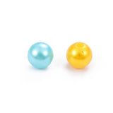 ABS Pearls Round Beads Box Cord Clasps Set DIY Bracelet Earrings