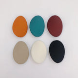 ABS Matte Rubber Paint Straight Hole DIY Jewelry Hair Accessories 6pcs