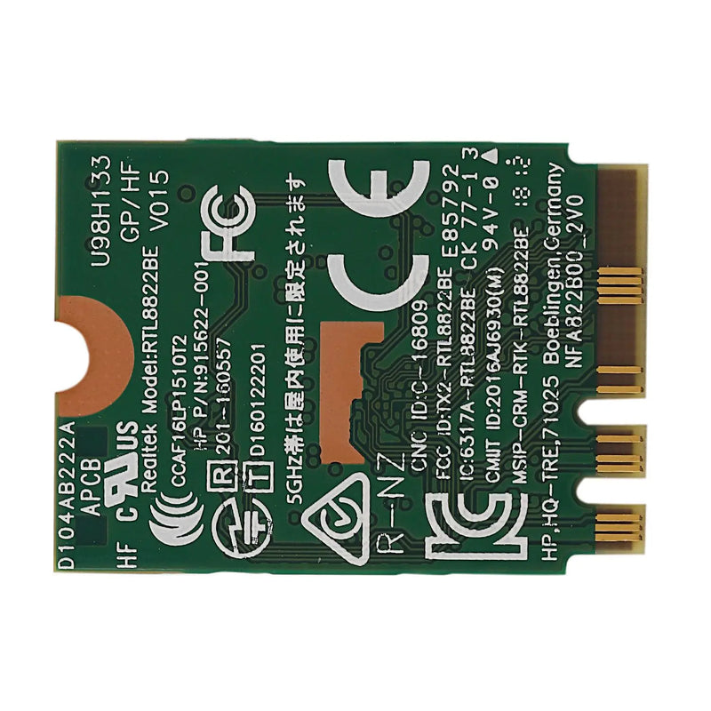 AC WIFI Adapter for RTL8822BE NGFF M.2 802.11Ac Wireless Wifi+BT 4.1