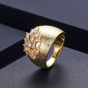 ACCKING Gothic Feather Rings For Women Party Jewelry