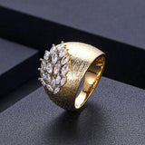 ACCKING Gothic Feather Rings For Women Party Jewelry