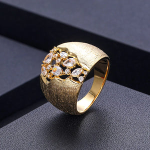 ACCKING Gothic Feather Rings For Women Party Jewelry