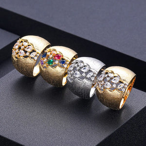 ACCKING Gothic Feather Rings For Women Party Jewelry