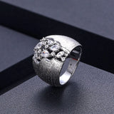 ACCKING Gothic Feather Rings For Women Party Jewelry