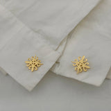 ADINKRA Cufflinks Mens University Diversity Stainless Steel Clips Wedding Gift