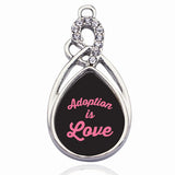ADOPTION IS LOVE CIRCLE CHARM DIY Necklace&Bracelet Jewelry Making