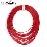 Multilayer Rope Choker Bib Statement Necklace