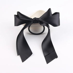 Ribbon Bowknot Elastic Hair Band for Women