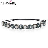 Vintage Crystal Beads Elastic Headband Hair Accessory