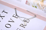 Double Layer Retro Cross Charm Bracelet Elizabeth Coin Jewelry