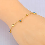 Stainless Steel Eye Charm Bracelet Bangle For Women AB23127