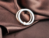 Titanium Stainless Steel CZ Crystal Ceramic Wedding Rings AR17047
