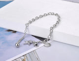 Bohemia Beach Charm Bracelet Stainless Steel