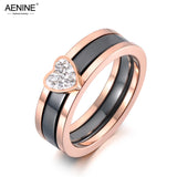 2-in-1 Heart Wedding & Anniversary Ring AR19100