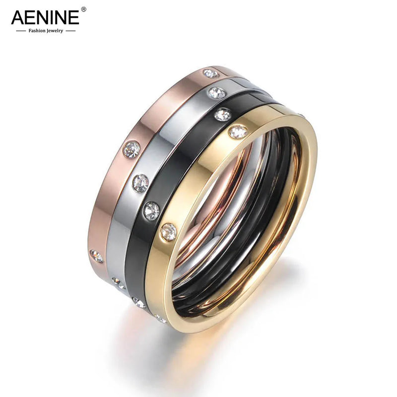 Colorful Cubic Zirconia Rings AR18016