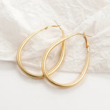 Geometric Twist Drop Earrings for Women