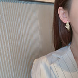 Irregular Multilayer Metal Earrings for Women