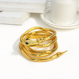 Multilayer Bendy Snake Necklace Bracelet Punk Jewelry