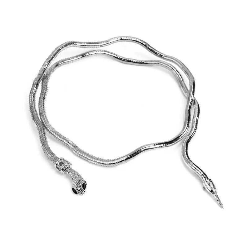 Multilayer Bendy Snake Necklace Bracelet Punk Jewelry