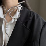 Multilayer Bendy Snake Necklace Bracelet Punk Jewelry