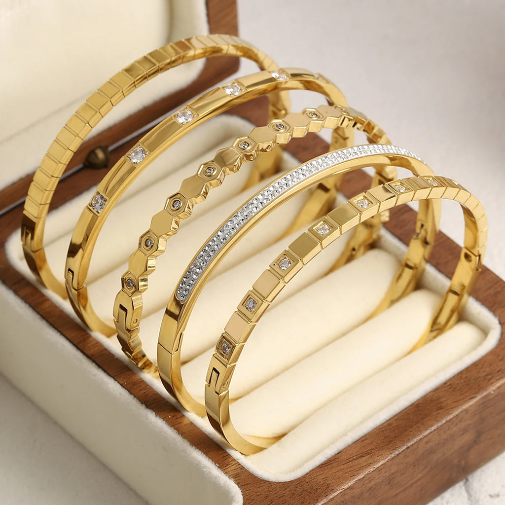 Vintage Classic Bangle Bracelet for Women Gift