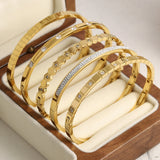 Vintage Classic Bangle Bracelet for Women Gift