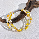 Bohemian Crystal Stone Beads Bracelets Colorful Layered Charm Jewelry