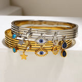 Boho Evil Eye Hand Pendant Bracelet for Women
