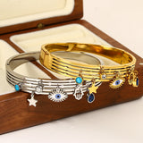 Boho Evil Eye Hand Pendant Bracelet for Women