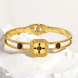 Boho Stylish Enamel Bangle Bracelet