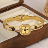 Boho Stylish Enamel Bangle Bracelet