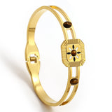 Boho Stylish Enamel Bangle Bracelet