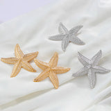 Star Drop Earrings for Women Large Starfish Dangle Earrings Gift