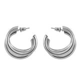Vintage Round Hoop Earrings for Women