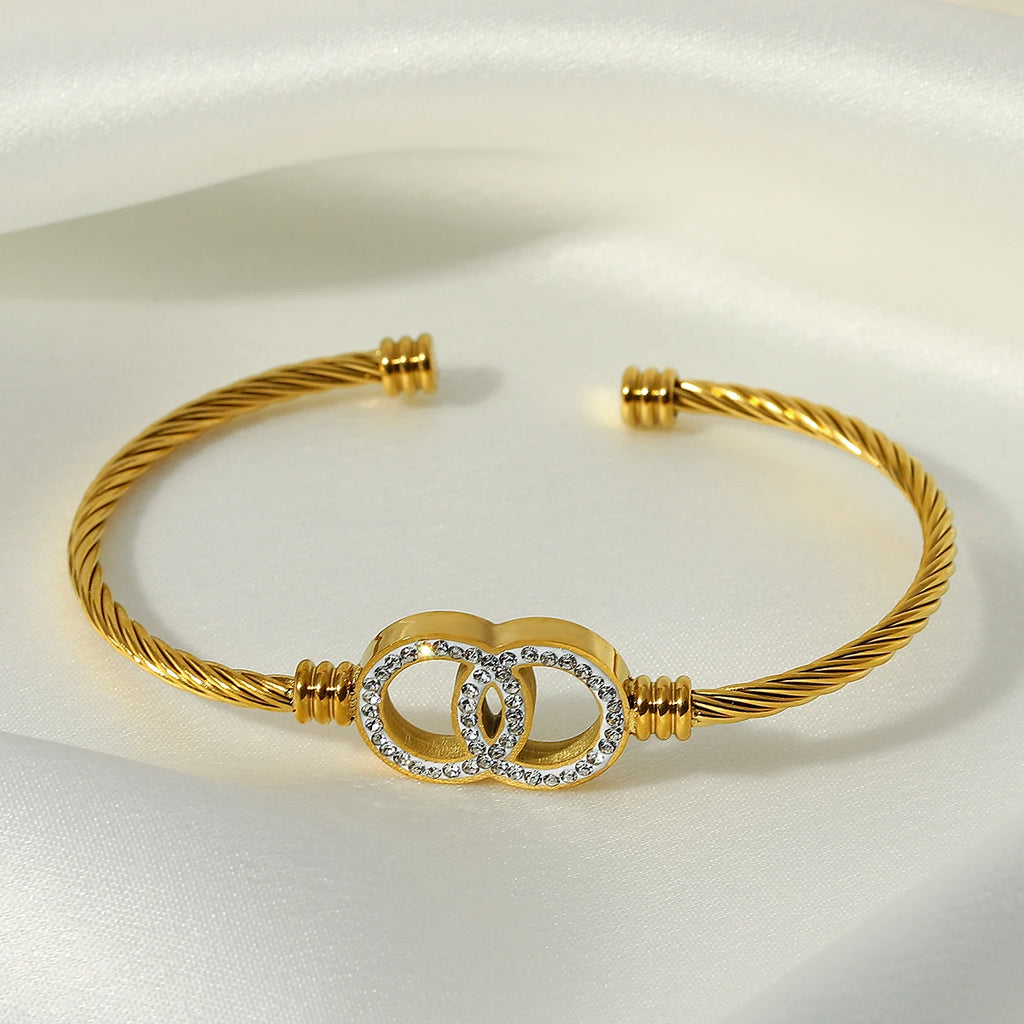316L Stainless Steel Silver Bracelets for Women