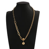 Gothic Dumbbells Ball Choker Necklace for Women Wedding