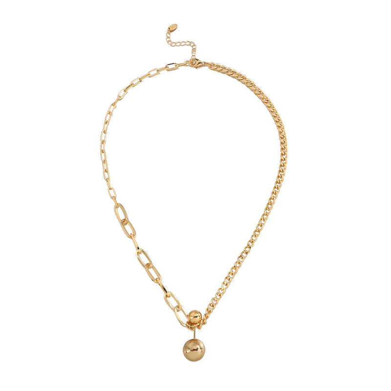 Gothic Dumbbells Ball Choker Necklace for Women Wedding