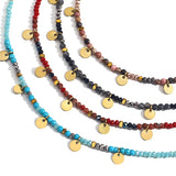 Boho Colorful Beaded Crystal Bracelet for Women