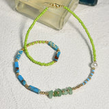 Bohemia Beaded Choker Pearl Necklace for Women